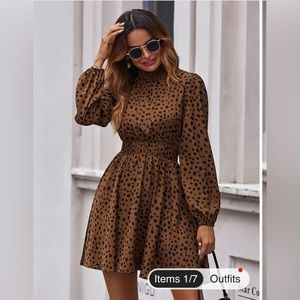 Leopard print dress